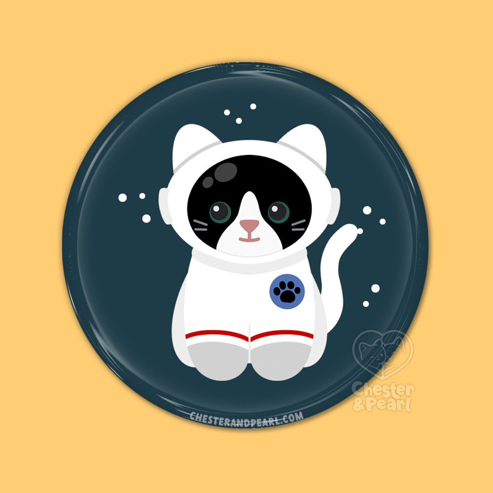 cat dressed as astronaut