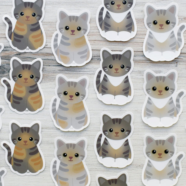 Looks Like My Cat! Dilute torbie cat sticker