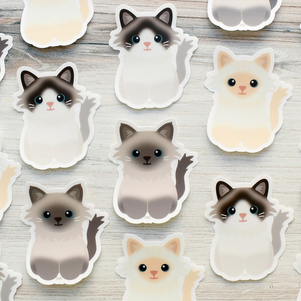 Looks Like My Cat! Ragdoll cat sticker
