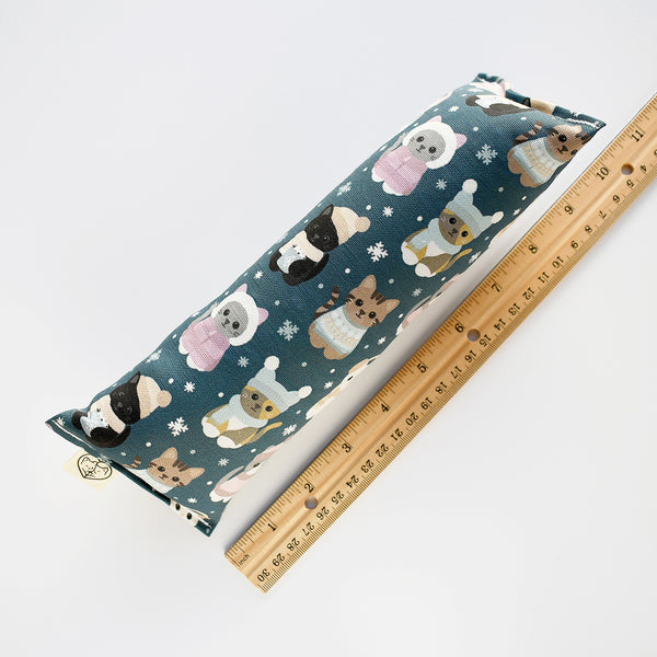 Snuggle Season Kicker Cat Toy - blue spruce