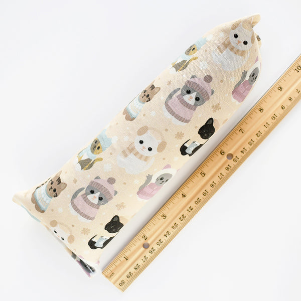 Snuggle Season Kicker Cat Toy - winter cream