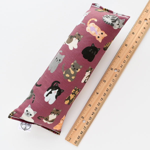 Foster Kittens Kicker Cat Toy - burgundy