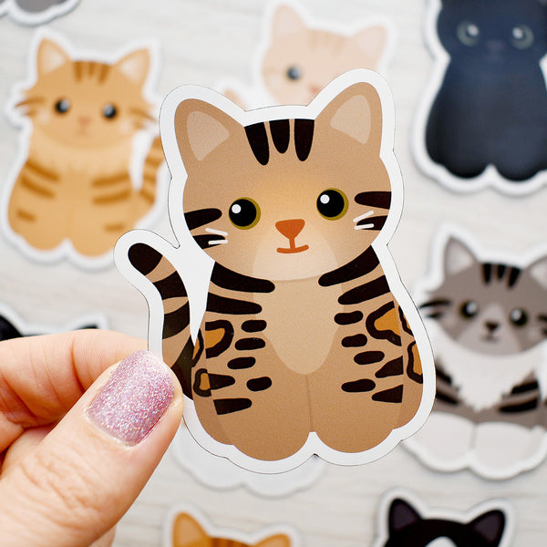 Looks Like My Cat! Brown Bengal cat magnet