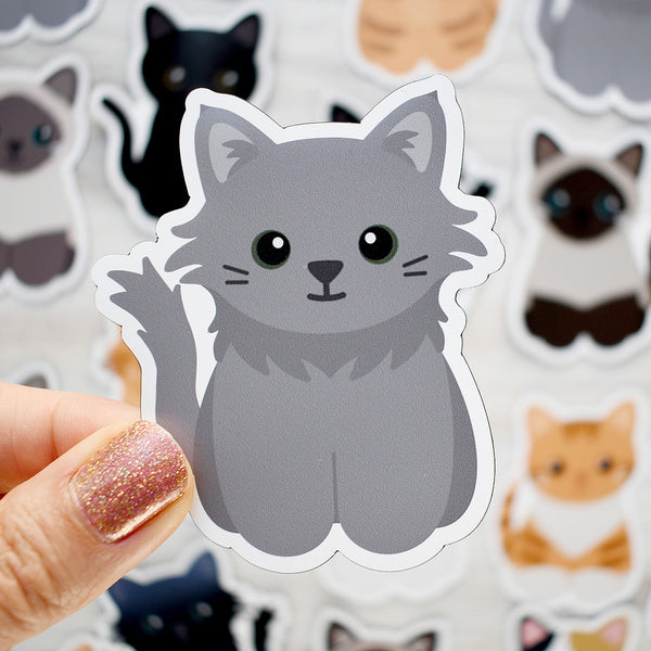 Looks Like My Cat! Gray cat magnet
