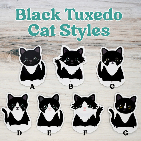 Looks Like My Cat! Black tuxedo cat magnet