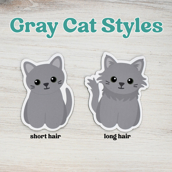Looks Like My Cat! Gray cat magnet
