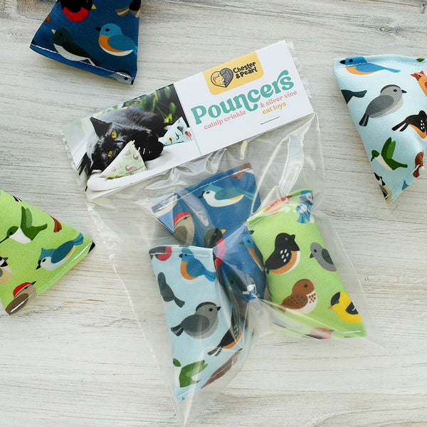 Backyard Birds Pouncers Cat Toys