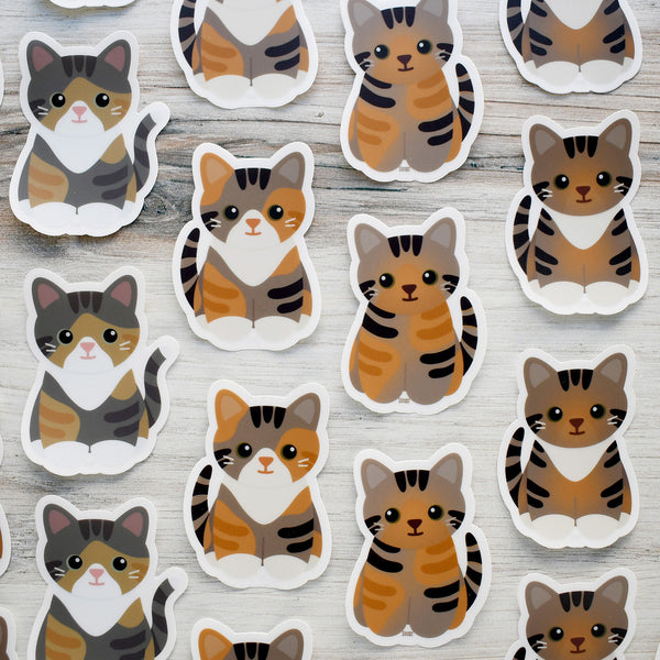 Looks Like My Cat! Tabico/Torbie cat sticker