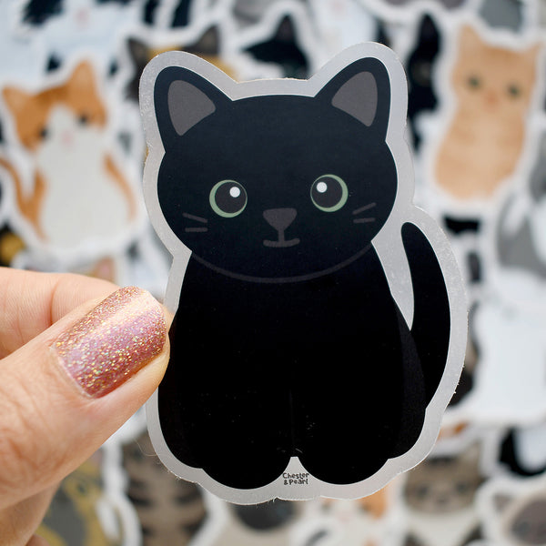 Looks Like My Cat! Black cat sticker