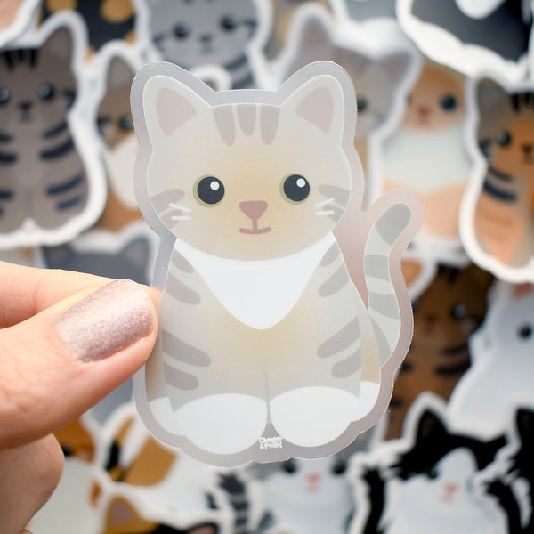 Looks Like My Cat! Dilute torbie cat sticker