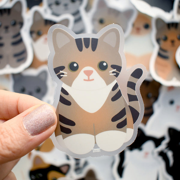 Looks Like My Cat! Torbie cat sticker