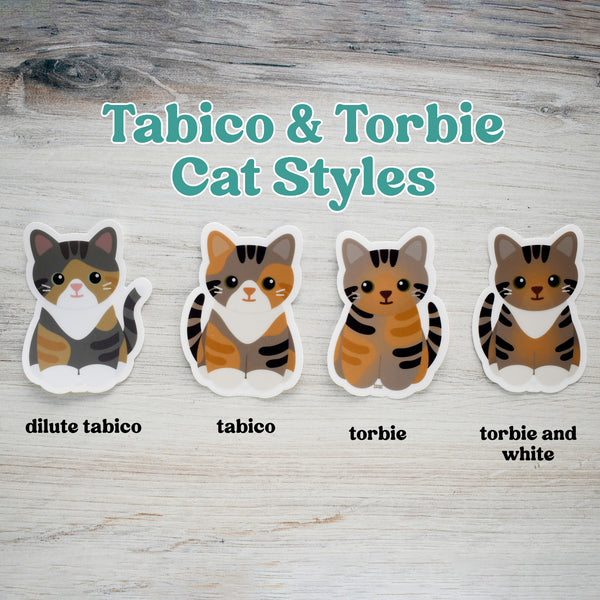 Looks Like My Cat! Tabico/Torbie cat sticker