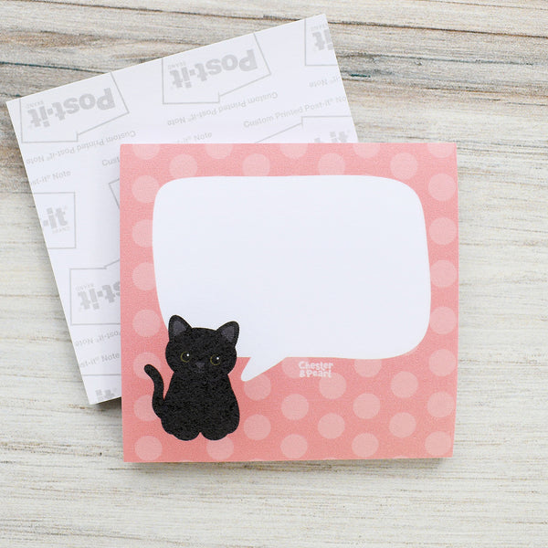 Black Cat Post-It® Notes