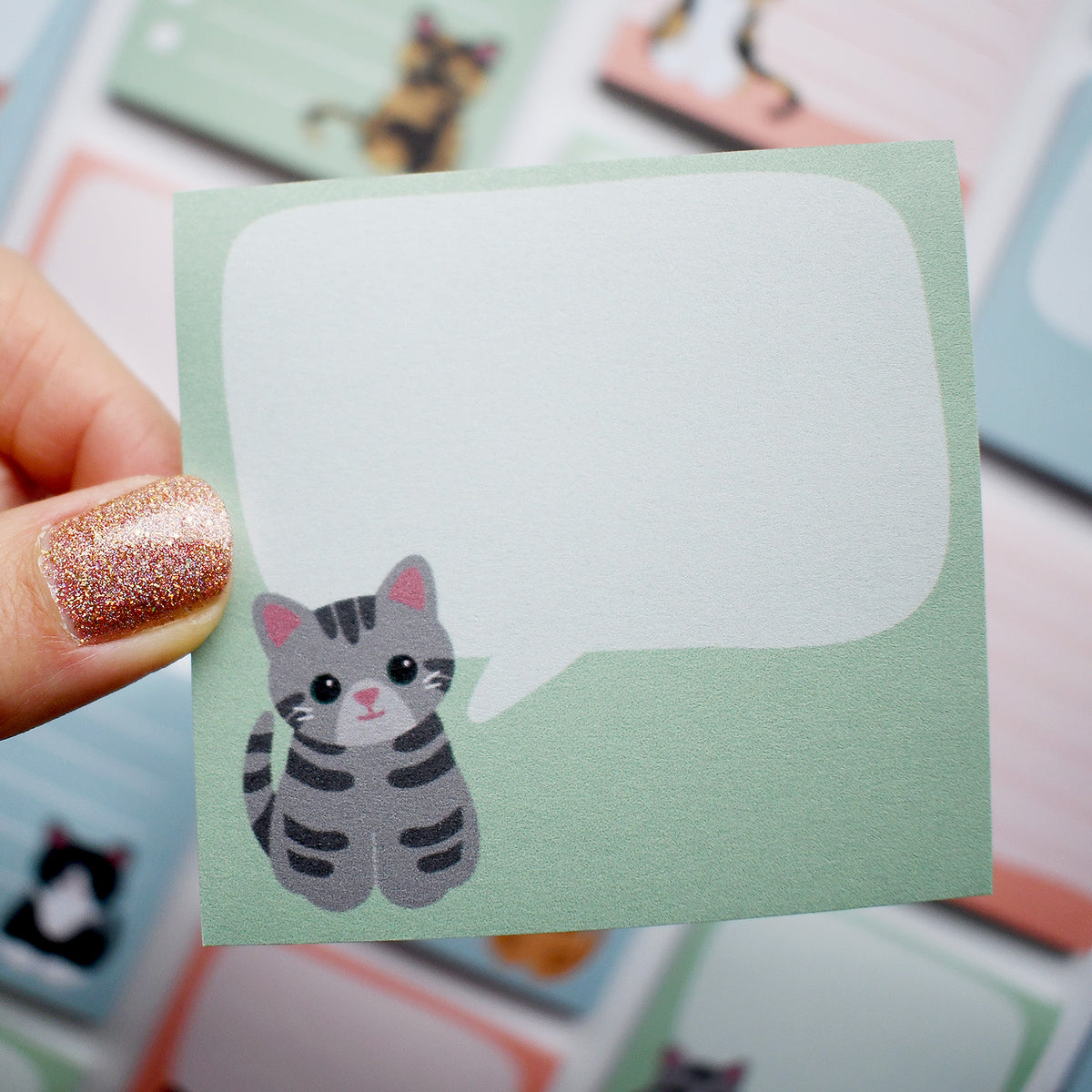 Black Cat Sticky Notes – Chester & Pearl