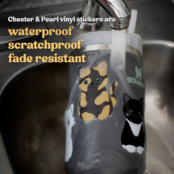 Looks Like My Cat! Tortoiseshell cat sticker