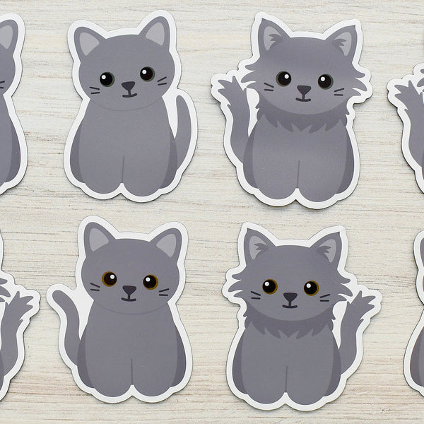 Looks Like My Cat! Gray cat magnet