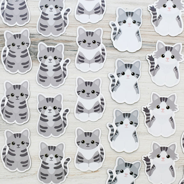 Looks Like My Cat! Gray tabby cat magnet