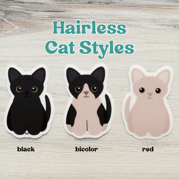 Looks Like My Cat! Hairless Sphynx cat sticker