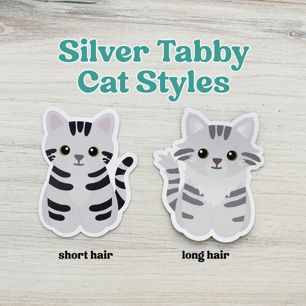 Looks Like My Cat! Silver tabby cat magnet
