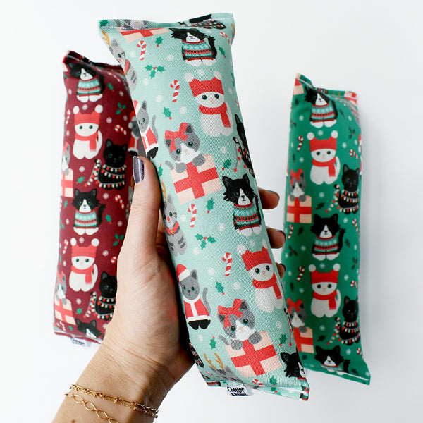 Festive Felines Kicker Cat Toy - mint