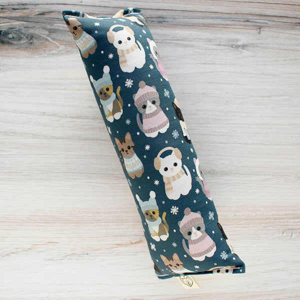 Snuggle Season Kicker Cat Toy - blue spruce