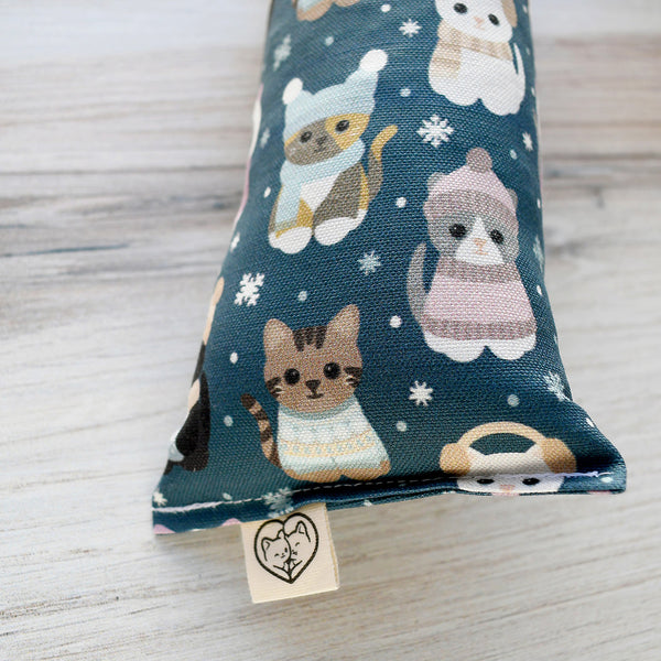 Snuggle Season Kicker Cat Toy - blue spruce