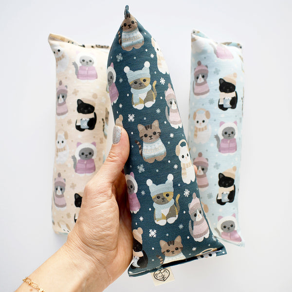 Snuggle Season Kicker Cat Toy - blue spruce