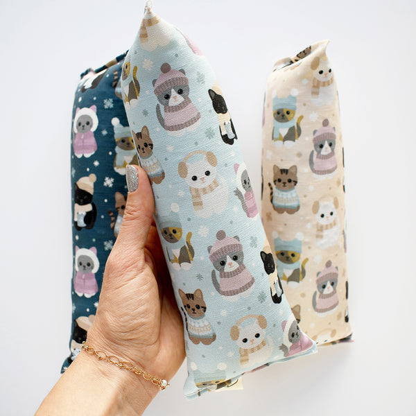 Snuggle Season Kicker Cat Toy - ice blue