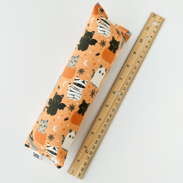 Spooky Sweeties Kicker Cat Toy - pumpkin