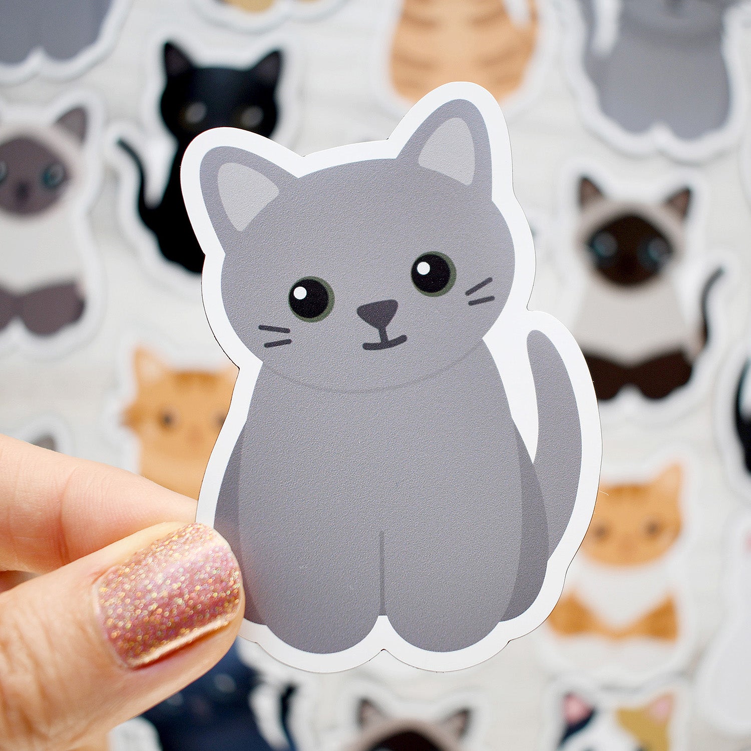 Looks Like My Cat! Gray cat magnet