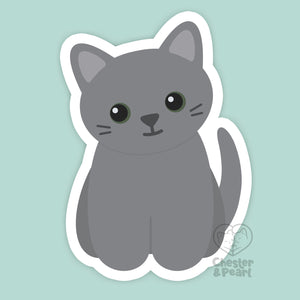 Looks Like My Cat! Gray cat magnet