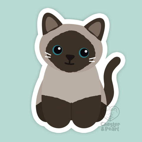 Looks Like My Cat! Seal point Siamese cat magnet