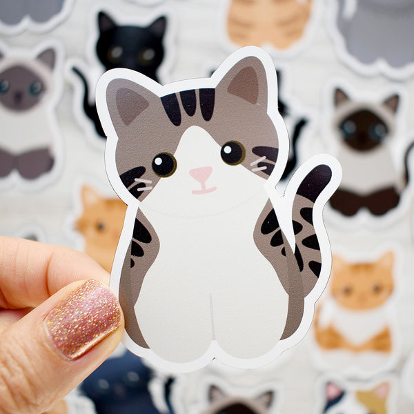 Looks Like My Cat! Brown tabby cat magnet