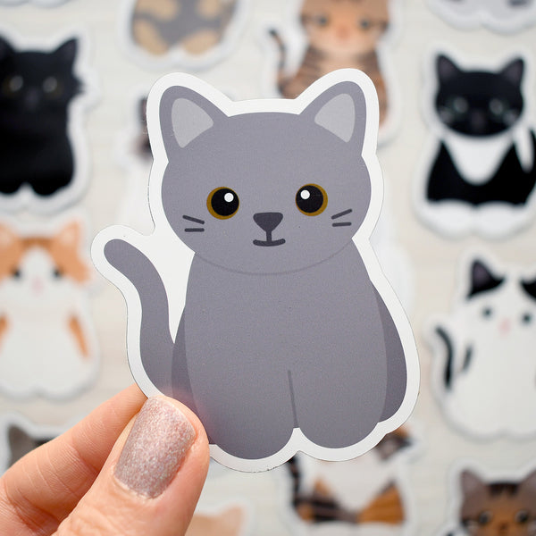 Looks Like My Cat! Gray cat magnet