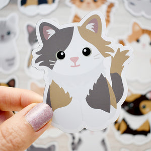 Looks Like My Cat! Long-haired dilute calico cat magnet