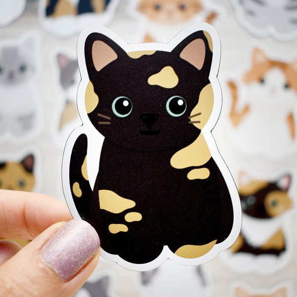 Looks Like My Cat! Black tortoiseshell cat magnet