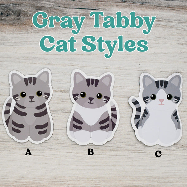 Looks Like My Cat! Gray tabby cat magnet