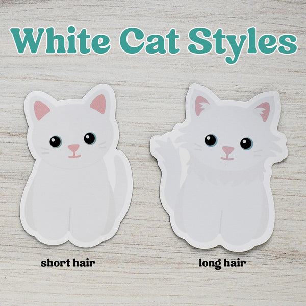 Looks Like My Cat! White cat magnet