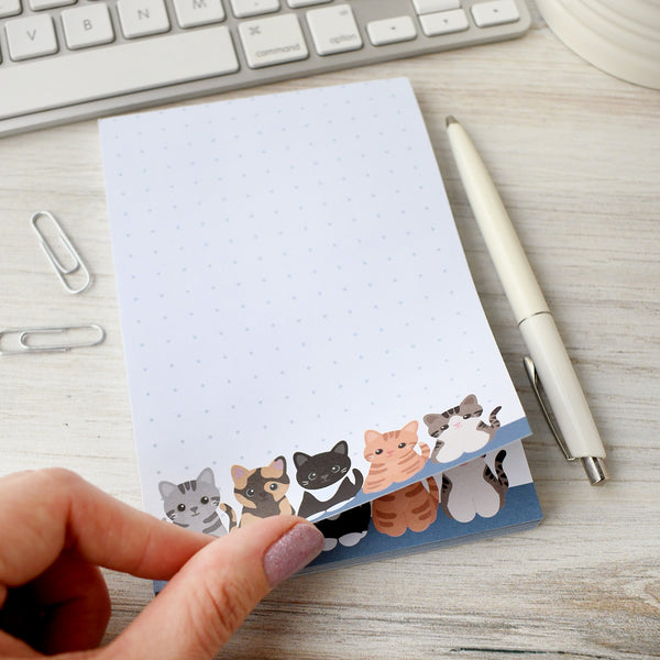 Paw-rade of Cats Dot Grid Notepad