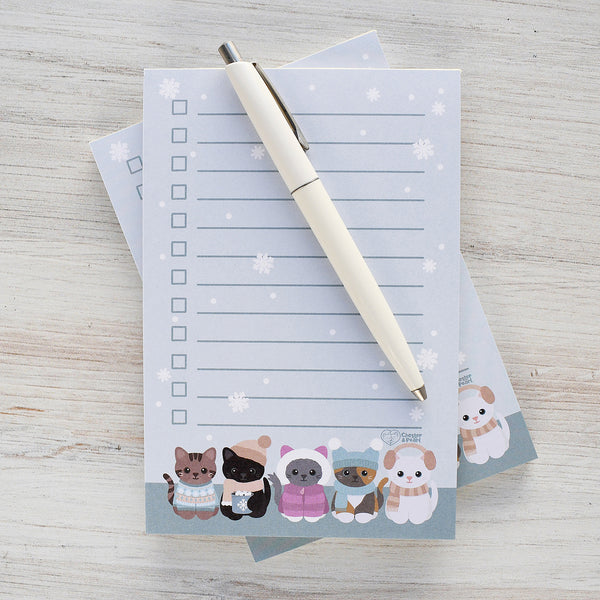 Snuggle Season Checklist Notepad