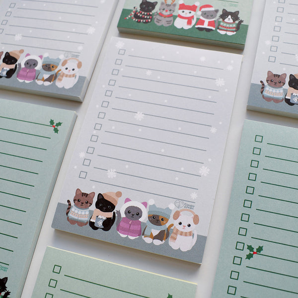 Snuggle Season Checklist Notepad