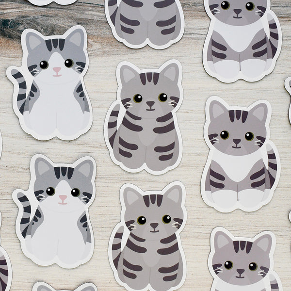 Looks Like My Cat! Gray tabby cat magnet