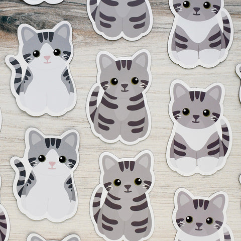 Looks Like My Cat! Gray tabby cat magnet