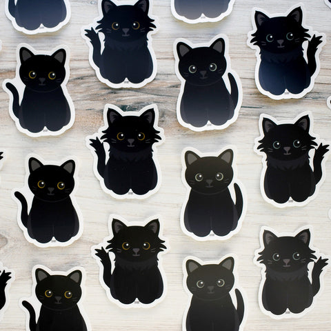 Looks Like My Cat! Black cat sticker