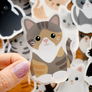 Looks Like My Cat! Dilute tabico caliby cat sticker