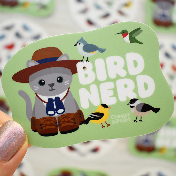 Bird Nerd 3-in. Vinyl Sticker