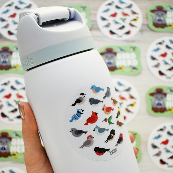 Backyard Birds 3-in. Clear Vinyl Sticker