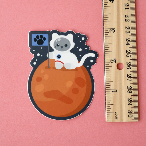 Cat Astronaut 3-in. Vinyl Sticker