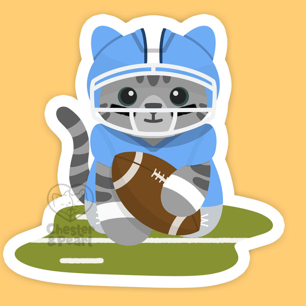Carolina Football Cat 3-in. Vinyl Sticker