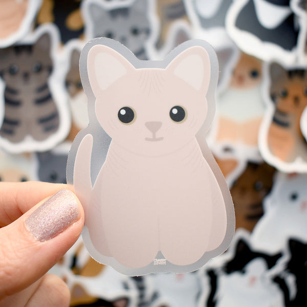 Looks Like My Cat! Hairless Sphynx cat sticker